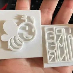 Sellos en alto relieve- jábon, cerámica, galletas, chocolate, masa